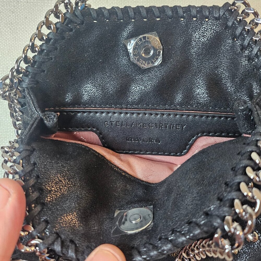 Stella McCartney Falabella Studded Tiny Tote Bag With Card - Picture 7 of 10